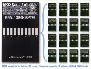 MCD Sweet 16 Memory Card