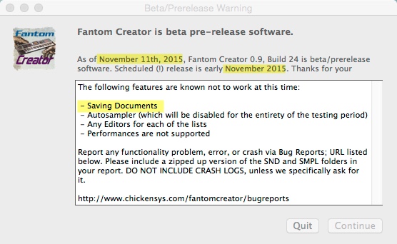 Fantom Creator Software